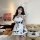 Sugary-cute bunny girl dress - kawaii japanese maid cosplay costume, flirty & playful anime outfit for women
