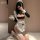 Sexy maid costume for women featuring cute anime-inspired design, perfect no-undress bedroom outfit with playful details.