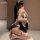 Sexy sweet maid costume set for women – seductive no-remove sleepwear & bedroom uniform outfit featuring ruffled details and ...