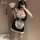 Sexy qq style lingerie set - cute maid costume for small bust, no-remove bedroom outfit, pure & tempting look