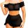 Amazon best-selling sexy lace sleepwear set for women – off-shoulder sheer mesh two-piece nightwear, plus size