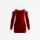 Christmas red seductive sleep dress featuring side slit and chain detail, perfect for sexy lingerie nightgowns.