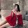 Feiniao moon gaze sheer lace seductive sleep dress with open crotch - sexy lingerie nightwear, red sheer design, off-shoulder...