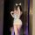 Fei niao moon gazer lingerie set featuring sheer maid costume with sexy pencil skirt and matching sleepwear, perfect for inti...