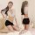 Qingran sexy secretary costume set featuring elegant european-style lingerie with a white crop top and black mini skirt, perf...