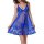 Plus size sexy lace sleep dress with ties & side slit - elegant long nightgown for women