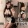 Sexy bunny costume set for women, featuring sexy lingerie and seductive bunny sleepwear, perfect for bedroom play ensembles.