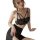 Sultry lace sheer sleepwear set featuring a delicate floral design, perfect for a night of elegance and comfort.