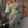 Sexy chinese hanfu lingerie set - sheer chiffon wrap top & skirt, pure-yet-sensual oriental style outfit