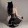 Sexy catwoman sleep dress - lace off-shoulder nightgown & maid costume set for women, featuring cat ears and black lace detai...