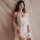 Seductive ice silk backless sleepwear set - sexy lingerie nightgown & robe, no-remove passion outfit, european style