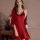 Seductive ice silk backless sleepwear set - sexy lingerie nightgown & robe, no-remove passion outfit, european style