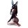 Sexy bunny mask bodysuit with sheer mesh design, open-crotch style, lace thong detail for women.
