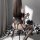 Transparent lace bodysuit with open-crotch design, featuring sheer mesh fabric and matching thigh-high stockings, perfect for...
