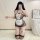 Pure & playful maid costume set - sheer lace french maid outfit with detachable apron & hairband