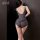 Sensual yoga skirt lingerie - japanese-style pure-temptation workout dress with open-crotch design