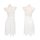 White lace tie-up sensual lingerie set featuring sheer mesh 8-petal skirt, breast-baring design, and adjustable straps.