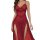 Elegant sheer lace mesh sexy sleep dress set, lightweight and alluring design for women, perfect for intimate wear.