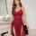 Elegant sheer lace mesh sexy sleep dress set, lightweight and alluring design for women, perfect for intimate wear.