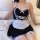 Sexy maid costume for women featuring an apron and headband, perfect for role play. plus size design available in xl-6xl.