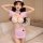Nurse costume lingerie set for women – seductive no-remove bedroom outfit, busty & petite friendly erotic uniform 7013