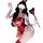 Sexy christmas bunny costume for women - hot catwoman bodysuit outfit, naughty holiday cosplay lingerie set featuring a red l...