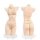 Sexy sheer lace bra and panty set featuring delicate gold chains, perfect for an alluring look.