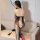Sexy sheer mesh lace halter bodysuit with open crotch design, backless style for women, perfect lingerie set.