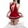 Ruotang new year red lace sleep dress - sensual bare-back nightgown for christmas & valentines day, featuring elegant lace de...