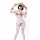 Ruyun plush lingerie set - cute bunny girl costume, sexy 3-piece pure & tempting outfit featuring bunny ears and playful desi...
