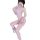 Sensual sheer bodysuit featuring neck strap and open crotch design, ultra-thin silky mink oil finish for women and men.