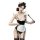 Guiyun qqny sweet-spicy anime maid costume - pvc bodysuit & sexy chef roleplay outfit featuring black and white design with l...