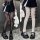 Genuine yun sexy black & white butterfly pantyhose - punk lolita mesh stockings for slimming & millennial style, featuring bo...