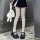 Genuine yun sexy black & white butterfly pantyhose - punk lolita mesh stockings for slimming & millennial style, featuring st...