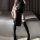 Black sheer stockings featuring thigh-high design, ultra-thin fabric, anti-slip band, and heart-shaped leg cuffs.