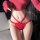 Sexy red lace thong for women featuring low-rise design, cross-cut style with bow detail, perfect for pure temptation.
