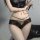 French chic lace triangle panties for women – sweet & sensual sheer cross-back bare-fit underwear featuring delicate lace det...