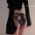 Guiyun pure & sensual leopard print sheer lace bikini panties with bow detail, elegant design for womens underwear.