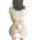 Elegant white cloud-themed panties featuring a fluffy pom-pom and bunny tail design, perfect for crossplay with open-crotch t...