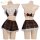 Mannyan sexy off-shoulder pleated jk skirt set - christmas student uniform outfit 9077, featuring a festive plaid design with...