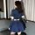 Adorable bunny police uniform cosplay set - cute & sexy jk student role play outfit for women featuring a navy blue crop top ...