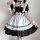 Adorable japanese lolita maid dress featuring cute ruffles and soft fabric, perfect for daily wear or stage performances.