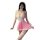 Adorable pink maid lingerie set with lace trim, perfect for plus size bust. no-remove design for easy wear.