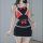 Adorable sexy lingerie set - cute maid-themed thong & bow-tie sleep dress for role play
