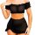 Amazon best-selling sexy lace sleepwear set for women – off-shoulder sheer mesh two-piece nightwear, plus size