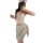Vintage-inspired lingerie set featuring sheer silk belly band bodysuit, elegant design perfect for seductive sleepwear and pl...