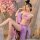 Vintage-inspired moon goddess attire featuring delicate floral designs, perfect for celestial elegance. ideal for those who a...