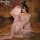 Elegant ancient chinese silk belly dance sleep dress with pearl-adorned hanfu style, sensual nightgown for women.