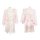 Ancient chinese silk belly dance sleep dress - pearl-adorned hanfu style sensual nightgown for women, featuring delicate pink...
