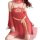 Ancient peony flowing sleeve set - chinese hanfu-inspired sexy lingerie & silk sleepwear ensemble featuring elegant floral de...